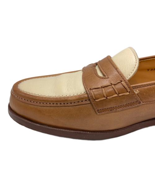 POLO RALPH LAUREN（ポロ・ラルフローレン）POLO RALPH LAUREN (ポロ・ラルフローレン) コインローファー ブラウン サイズ:25 1/2の古着・服飾アイテム