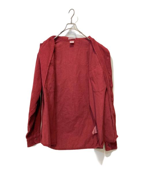 STONE ISLAND（ストーンアイランド）STONE ISLAND (ストーンアイランド) Heavy Jumbo Corduroy Shirt レッド サイズ:表記無しの古着・服飾アイテム
