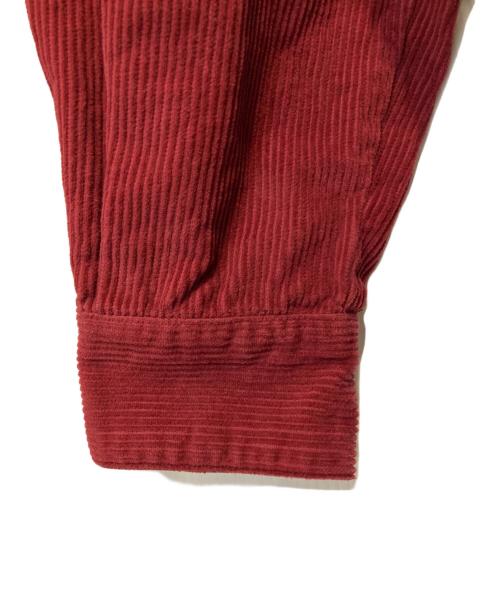 STONE ISLAND（ストーンアイランド）STONE ISLAND (ストーンアイランド) Heavy Jumbo Corduroy Shirt レッド サイズ:表記無しの古着・服飾アイテム