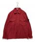 STONE ISLAND（ストーンアイランド）の古着「Heavy Jumbo Corduroy Shirt」｜レッド
