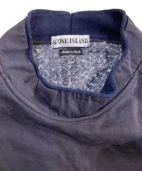 STONE ISLAND（ストーンアイランド）STONE ISLAND (ストーンアイランド) mock neck sweat ブラック サイズ:Ｌの古着・服飾アイテム