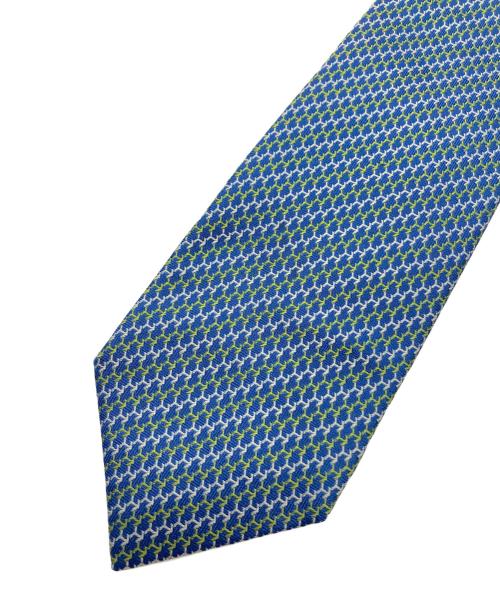 HERMES（エルメス）HERMES (エルメス) ネクタイ ブルー サイズ:表記無しの古着・服飾アイテム