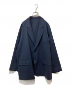 Graphpaperグラフペーパー）の古着「Compact Ponte Jacket」｜ネイビー