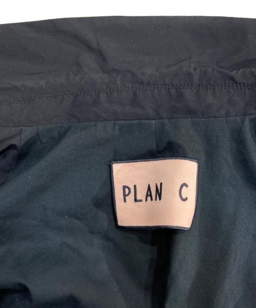 PLAN C（プランシー）Plan C (プランシー) ナイロンテーラードジャケット ブラック サイズ:42の古着・服飾アイテム