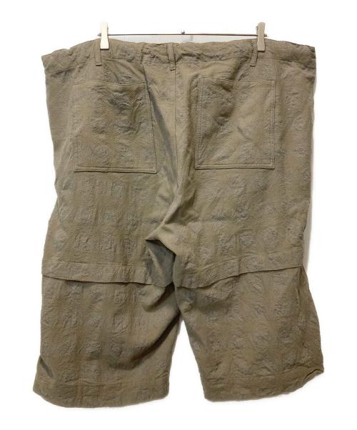 AUBETT（オーベット）AUBETT (オーベット) サマーウール 縮絨 サッカー ワイドショーツ グレー サイズ:5の古着・服飾アイテム