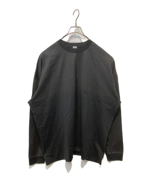 The Dayz tokyo（ザ デイズ トウキョウ）The Dayz tokyo (ザ デイズ トウキョウ) PREMIUM JERSEY LONG SLEEVE SHIRT ブラック サイズ:２の古着・服飾アイテム