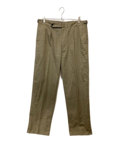 HEUGN（ユーゲン）HEUGN (ユーゲン) Aaron 2P Tapered Olive ベージュ サイズ:４の古着・服飾アイテム