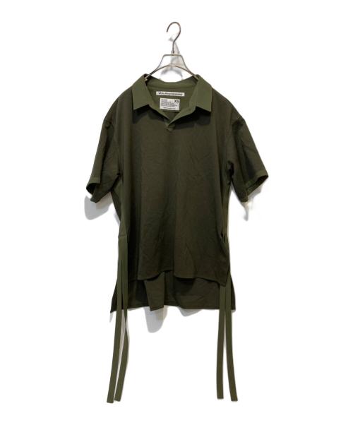 WHITE MOUNTAINEERING（ホワイトマウンテ二アニング）WHITE MOUNTAINEERING (ホワイトマウンテ二アニング) HALF SLEEVES PULLOVER グリーン サイズ:XSの古着・服飾アイテム