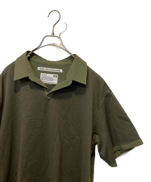 WHITE MOUNTAINEERING（ホワイトマウンテ二アニング）WHITE MOUNTAINEERING (ホワイトマウンテ二アニング) HALF SLEEVES PULLOVER グリーン サイズ:XSの古着・服飾アイテム