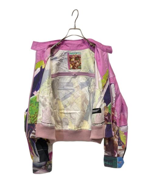 UNDERCOVER（アンダーカバー）UNDERCOVER (アンダーカバー) 総柄ブルゾン ピンク サイズ:2の古着・服飾アイテム