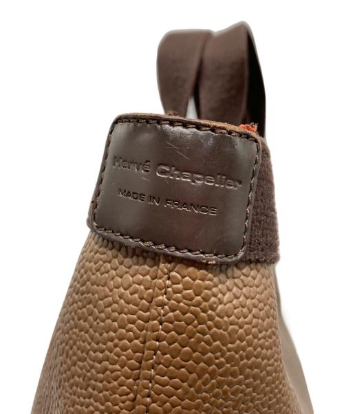 Herve Chapelier（エルベシャプリエ）Herve Chapelier (エルベシャプリエ) リュクス船形トートバッグ ブラウンの古着・服飾アイテム