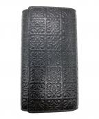 LOEWEロエベ）の古着「アナグラムレザーキーケース」｜ブラック