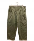 MARITHE+FRANCOIS GIRBAUDマリテフランソワジルボー）の古着「ワイドペインターパンツ」｜グリーン
