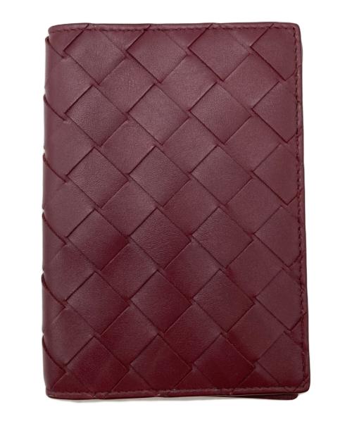 BOTTEGA VENETA（ボッテガベネタ）BOTTEGA VENETA (ボッテガベネタ) パスポートケース レッドの古着・服飾アイテム