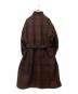 Yohji Yamamoto pour homme (ヨウジヤマモト プールオム) 内田柄スタンドカラーコート レッド サイズ:3：170000円