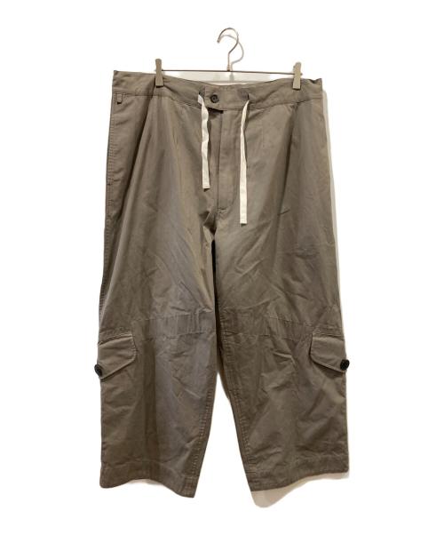 BRACKETS（ー）BRACKETS (ー) ワイドカーゴパンツ ベージュ サイズ:Freeの古着・服飾アイテム