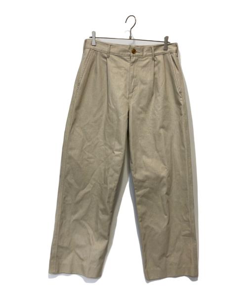 LET LOOSE（レットルース）LET LOOSE (レットルース) ワイドパンツ ベージュ サイズ:34の古着・服飾アイテム