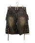 BREATH (ブレス) デニムハーフパンツ/DAMAGE CARGO BIG SHORTS ブラック サイズ:M：15000円