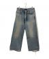 BALENCIAGA（バレンシアガ）の古着「Drawstring Baggy Jeans」｜ブルー