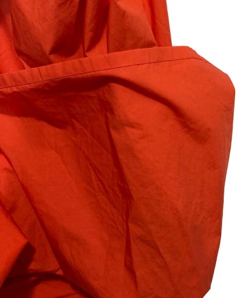 Veritecoeur（ヴェリテクール）Veritecoeur (ヴェリテクール) コットンハイウェストギャザーワンピース オレンジ サイズ:FREEの古着・服飾アイテム