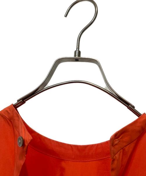 Veritecoeur（ヴェリテクール）Veritecoeur (ヴェリテクール) コットンハイウェストギャザーワンピース オレンジ サイズ:FREEの古着・服飾アイテム