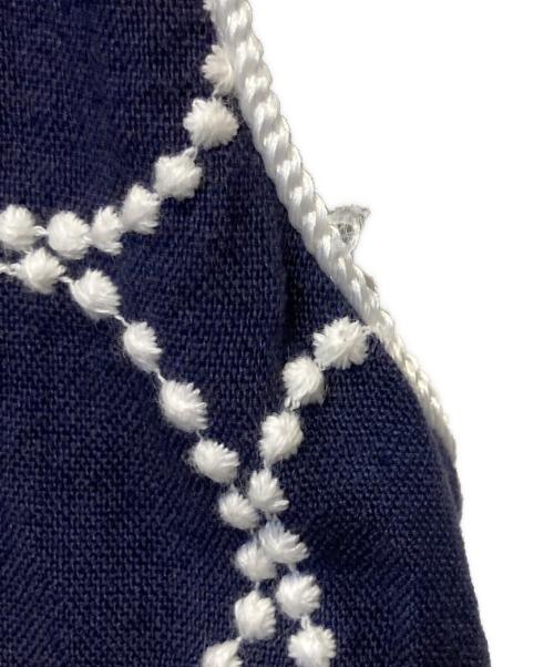 mina perhonen（ミナ ペルホネン）mina perhonen (ミナ ペルホネン) tambourineワンピース ネイビー サイズ:36の古着・服飾アイテム