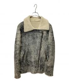 Sandro（サンドロ）の古着「Shearling Coat」｜グレー