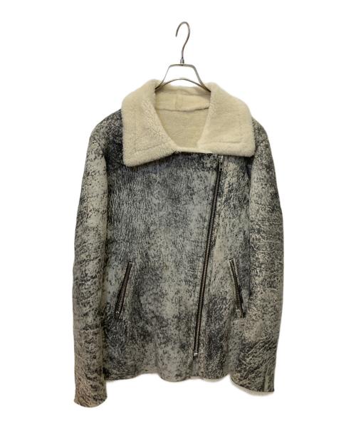 Sandro（サンドロ）Sandro (サンドロ) Shearling Coat グレー サイズ:34の古着・服飾アイテム