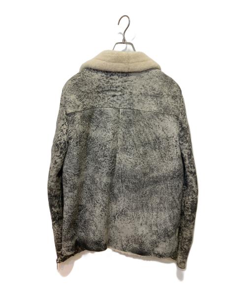 Sandro（サンドロ）Sandro (サンドロ) Shearling Coat グレー サイズ:34の古着・服飾アイテム