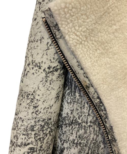 Sandro（サンドロ）Sandro (サンドロ) Shearling Coat グレー サイズ:34の古着・服飾アイテム