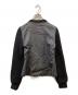 MM6 Maison Margiela (エムエムシックスメゾンマルジェラ) ニット切替レーヨンジャケット グレー サイズ:M：14000円
