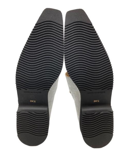 COMME des GARCONS（コムデギャルソン）COMME des GARCONS (コムデギャルソン) メタリックフラットシューズ シルバー サイズ:24 1/2の古着・服飾アイテム