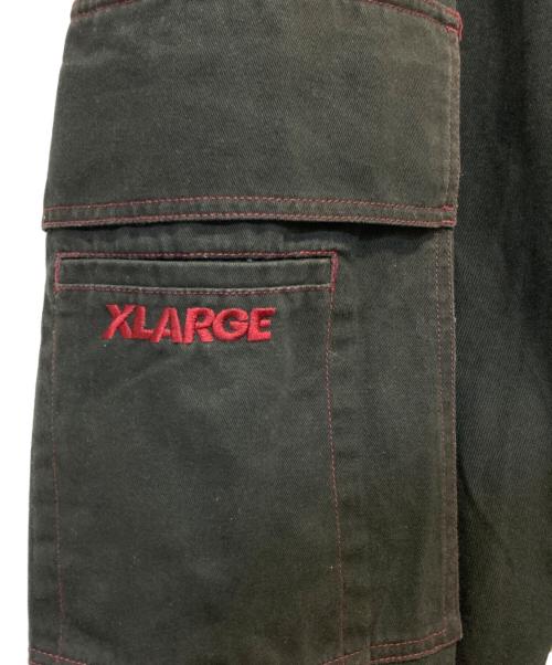 X-LARGE（エクストララージ）X-LARGE (エクストララージ) コットンカーゴパンツ ブラック サイズ:XLの古着・服飾アイテム
