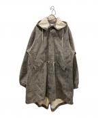 pugmentパグメント）の古着「モッズコート」｜グレー