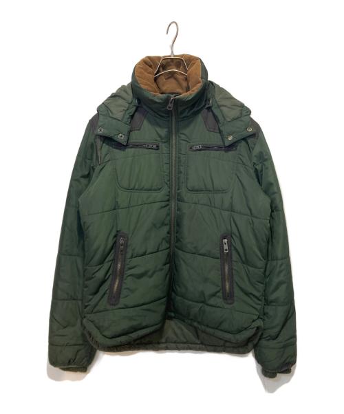DIESEL（ディーゼル）DIESEL (ディーゼル) キルティングジャケット グリーン サイズ:XXLの古着・服飾アイテム