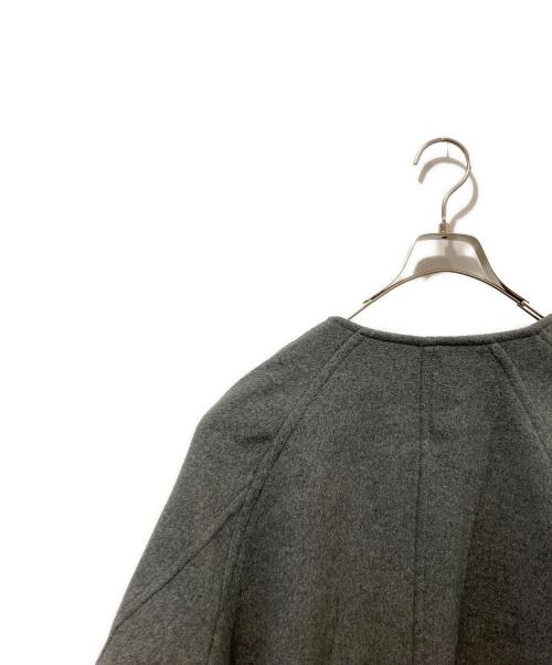 JOURNAL STANDARD（ジャーナルスタンダード）JOURNAL STANDARD (ジャーナルスタンダード) スーパー140ビーバーノーカラーコート グレー サイズ:38の古着・服飾アイテム