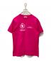 BALENCIAGA（バレンシアガ）の古着「WFP ロゴプリント Tシャツ」｜ピンク