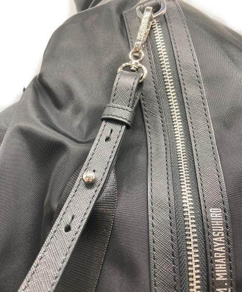 MIHARA YASUHIRO（ミハラヤスヒロ）MIHARA YASUHIRO (ミハラヤスヒロ) T-REX ティーレックス ビッグ ショルダーバッグ ブラックの古着・服飾アイテム