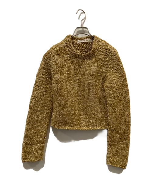 COMME des GARCONS（コムデギャルソン）COMME des GARCONS (コムデギャルソン) ニット ゴールド サイズ:表記無しの古着・服飾アイテム