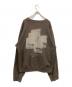 fujimoto (フジモト) OVER DYED SWEAT SHIRT ブラック サイズ:1：7000円