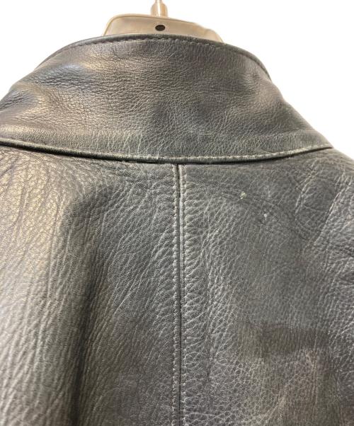 USED（ユーズド）USED (ユーズド) モーターサイクルレザージャケット ブラック サイズ:表記無しの古着・服飾アイテム