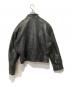 USED (ユーズド) モーターサイクルレザージャケット ブラック サイズ:表記無し：10000円
