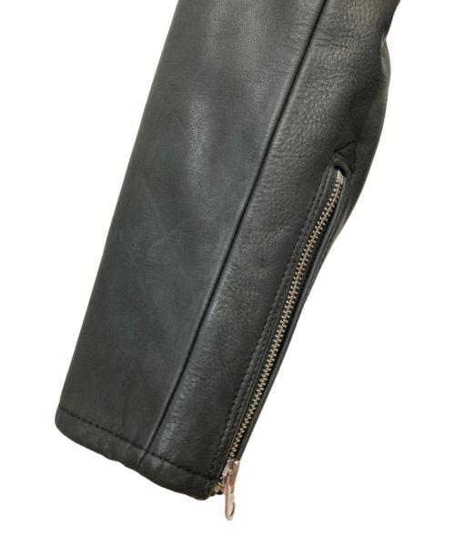 Simons（シモンズ）Simons (シモンズ) カウレザーダブルライダースジャケット ブラック サイズ:XLの古着・服飾アイテム