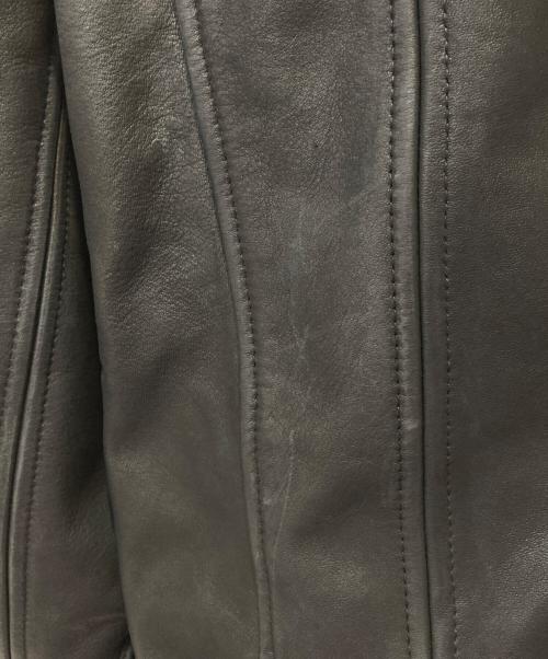 Simons（シモンズ）Simons (シモンズ) カウレザーダブルライダースジャケット ブラック サイズ:XLの古着・服飾アイテム