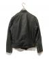 Simons (シモンズ) カウレザーダブルライダースジャケット ブラック サイズ:XL：30000円