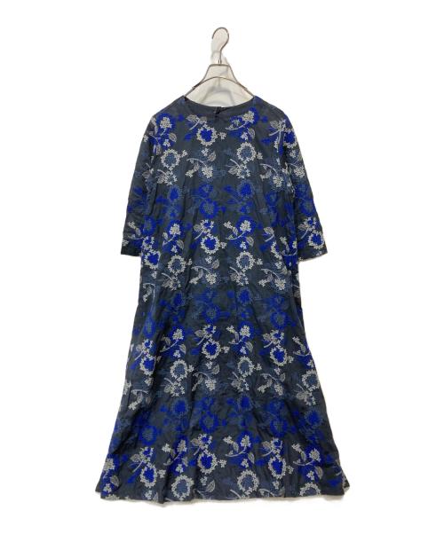 castle combe garden（カッススルクームガーデン）castle combe garden (カッススルクームガーデン) ブラウスワンピース ネイビー サイズ:Mの古着・服飾アイテム