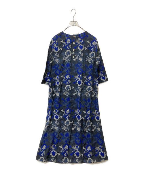 castle combe garden（カッススルクームガーデン）castle combe garden (カッススルクームガーデン) ブラウスワンピース ネイビー サイズ:Mの古着・服飾アイテム