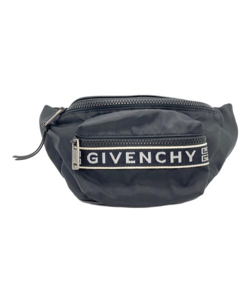 GIVENCHY（ジバンシィ）GIVENCHY (ジバンシィ) ナイロンロゴボディバッグ ブラックの古着・服飾アイテム