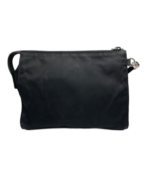 PRADA（プラダ）PRADA (プラダ) サフィアーノ クラッチバッグ ブラック サイズ:36の古着・服飾アイテム