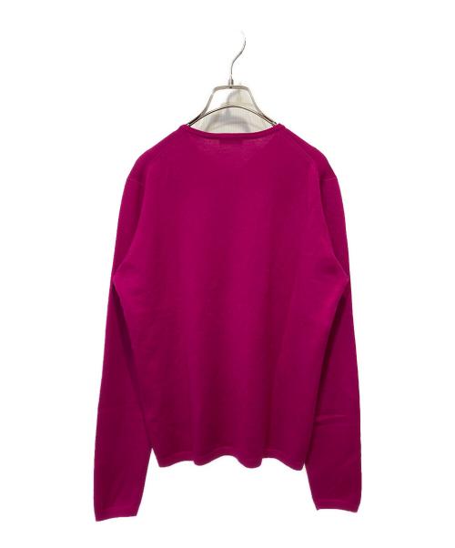 Cruciani（クルチアーニ）CRUCIANI (クルチアーニ) Vネックニット ピンク サイズ:表記無しの古着・服飾アイテム